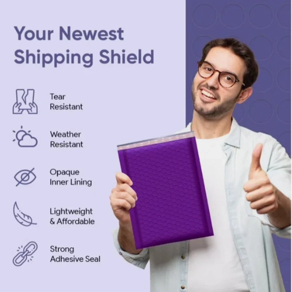 Poly Bubble Mailers Padded 25 Envelopes 6X10‎